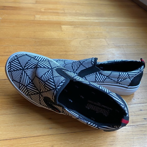 Pink Rose air cooled memory foam canvas slip on shoe - Picture 7 of 10